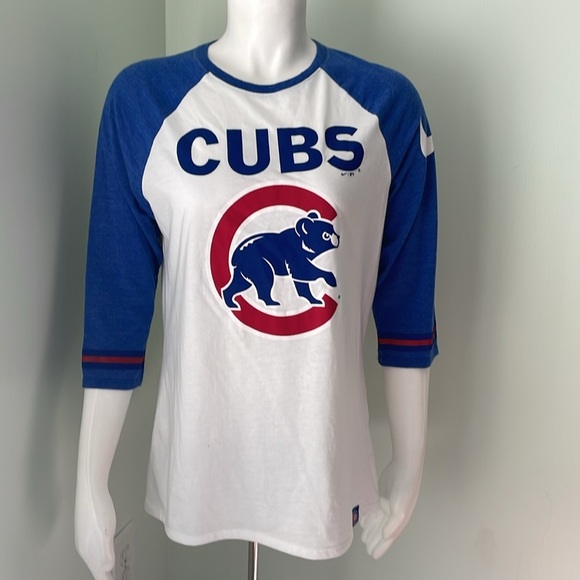 NIKE WOMEN’S CHICAGO CUBS RAGLAN TEE Size L - Picture 4 of 10